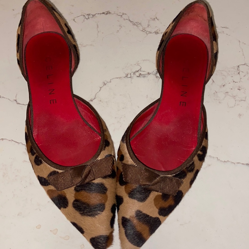 GUC Celine Pony Hair Flats - Picture 3 of 7